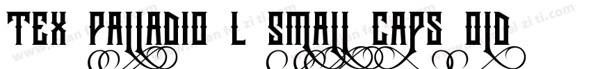 TeX Palladio L Small Caps Old Sty字体转换